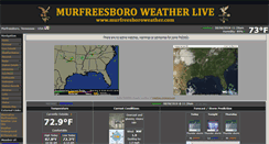 Desktop Screenshot of murfreesboroweather.com